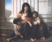 Adolphe William Bouguereau Indiget Family (mk26) painting